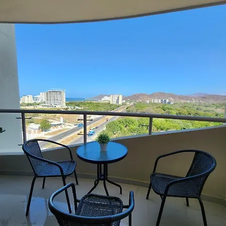 Hermoso Apto Cerca A La Playa Bello Horizonte Santa Marta  Exterior photo